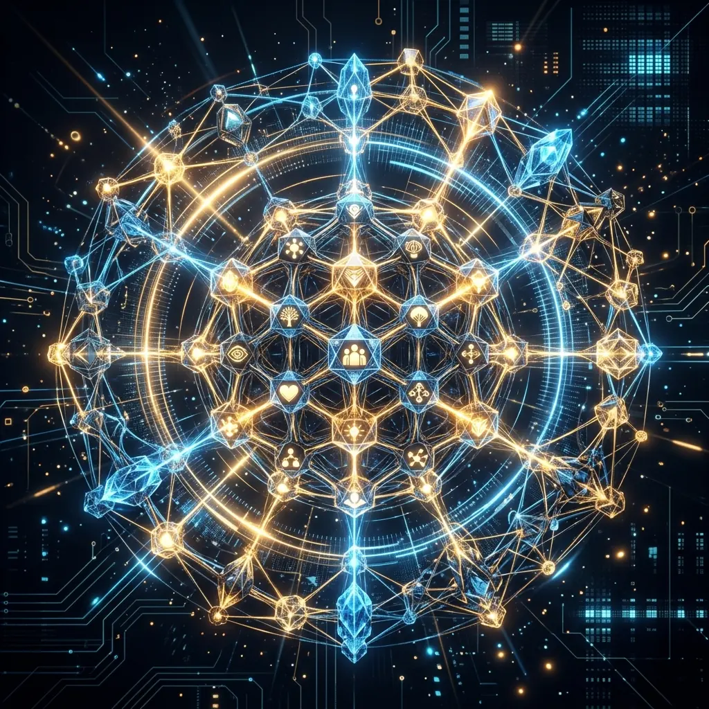 Abstract image representing core values.